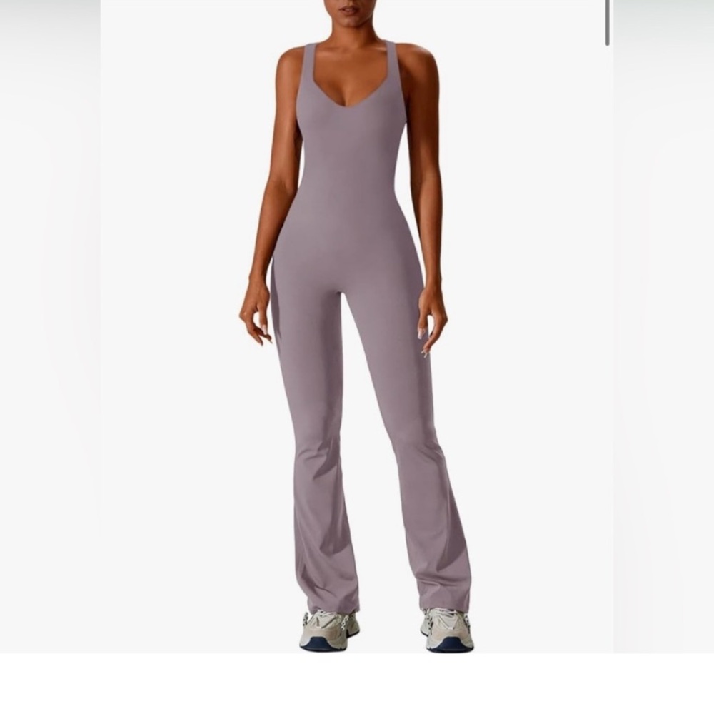 Women's Lavender Jumpsuit - Picture 7 of 7